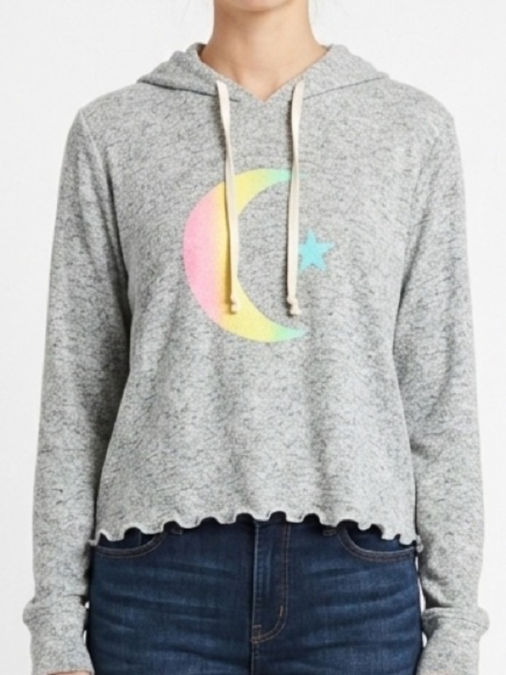 NEW! Spirit Jersey Pastel Moon 🌙 Lounge Top Size S